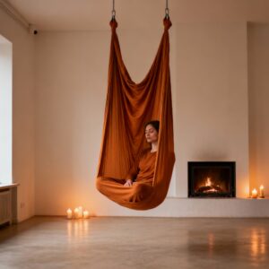 Relaxing Aerial Yoga with Sound Healing